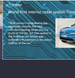 Acconeer’s business update from Redeye Autotech Seminar 2022