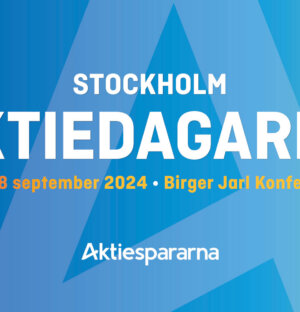 CEO Ted Hansson will present at Aktiedagarna in Stockholm